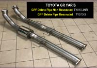 Mongoose: Yaris GR Four(3"pipework)3"GPF Delete non Rez 2 w/ spinning Flange