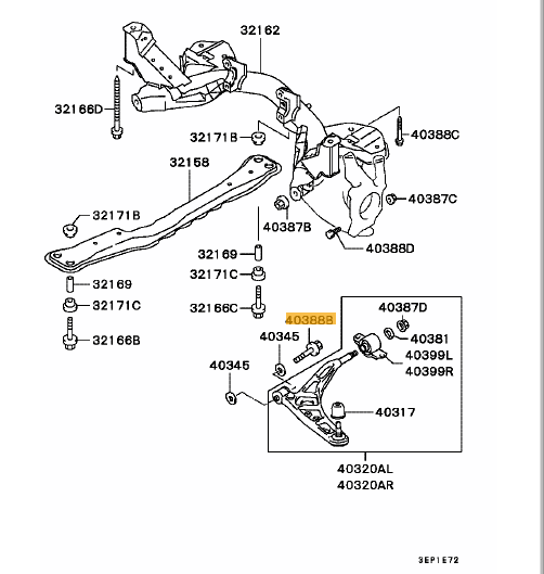 Bolt front suspension - Ross Sport