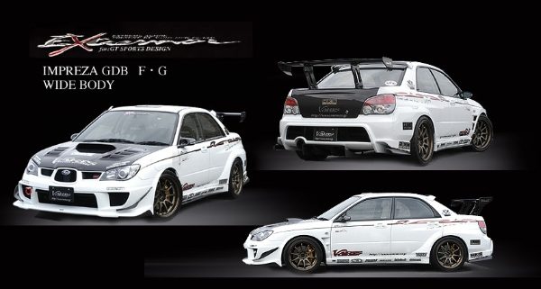 VARIS: SUBARU IMPREZA GDB (F.G) [WIDE BODY KIT PARTS] AERO PARTS