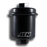 AEM: High Volume Fuel Filter - Acura/Honda - In: 14X1.5 Out: 12X1.25