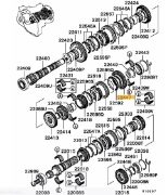 Rev Gear Output Shaft - Evo 8 GSR / 8-8MR RS / 9RS