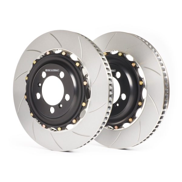 Girodisc: Rear 2-piece Rotors: McLaren MP4-12C - with factory iron rotors