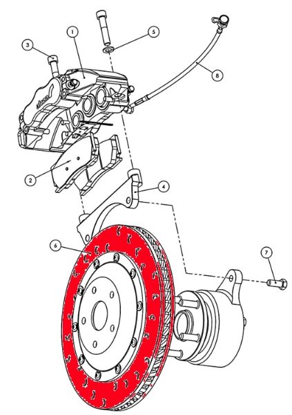 Alcon: Advantage Extreme: 365mm Front Replacement Disc Set