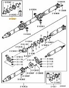 Joint kit, propeller shaft Evo 7-9