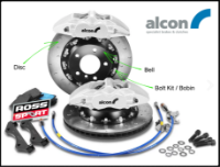 Alcon: Ford Fiesta MK7 | Big Brake Kit - 332mm Replacement Disc Set (C-Groove)