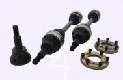 DriveShaft Shop: Nissan R32-R34 GTR 2000HP Rear Axle Kit with 2-Piece Outer CV and 300M Differential Stubs