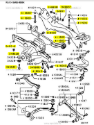 Rear Diff Bolt Kit : EVO 5 & 6 RS - RS/CH/56RS-RDBK