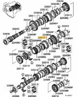 5th & Rev Gear Synchros Hub - Evo 8-9