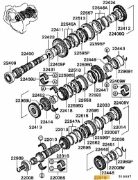 5th Gear Input Shaft - Evo 5-6 GSR