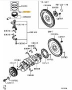 Snap ring, piston