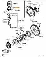 Snap ring, piston