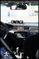 Rexspeed: Rexpeed Triple Dash Gauge Pod: Evo 7-9 