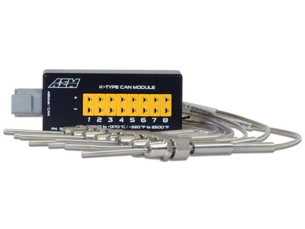 AEM: 8-Channel K-Type Thermocouple EGT/Temperature Sensor Module