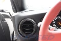 Rexpeed: Carbon AC Vent Trim Full Replacement: Subaru/ Toyota: FRS/BRZ