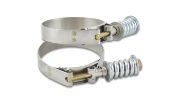 Vibrant: Spring Loaded T-Bolt Clamps (Pack of 2)