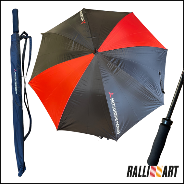 Umbrella - large - MM Logo Black/Red