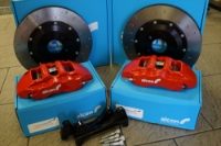 Alcon: ADeX: 343mm Front Brake Kit: Evo 4-9 - RED Callipers Kit