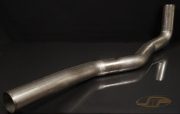 JM Fabrications: EVO 7/8/9 stainless steel 3" mandrel bent downpipe tube.