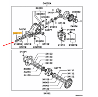 Pinion Nut - RS Rear Diff