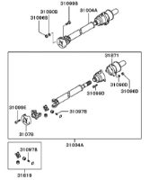 Spider kit, propeller shaft