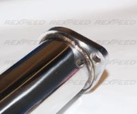 Rexpeed Stainless 3inch Test Pipe - Evo X
