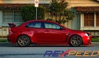 Rexpeed Carbon Side Spat Aero Kit - Evo X