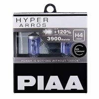 PIAA Hyper Arros Halogen H4 (9300) 3900k (pair) E1-6