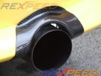 Rexpeed JDM Carbon Bumper Heat Shield - Evo 7-8