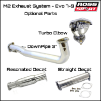 Ross Sport - M2 Exhaust System - Evo 7-9