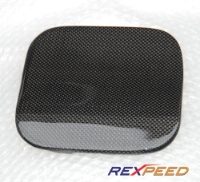 Rexpeed Carbon Fiber Fuel Cover - Evo 7-9
