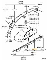 Side Skirt Clip Evo 4-6 14P/C