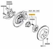 Rear Wheel Bearing Evo 4-9