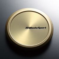 WedsSport: Flat Centre Cap - Type 2 - Black / Gold