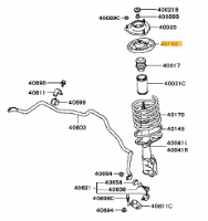 Seat Front Suspension Spring Upper Evo 4-6