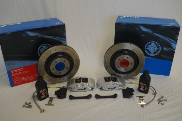 Alcon: 343mm Rear Brake Kit: Subaru Impreza STi (MY05 / MY06 / MY07)