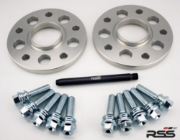 RSS: 342/10 (5mm) Hubcentric Silver Spacer/Silver Wheel Bolts