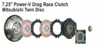 PowerTrain Technology: 7.25" Twin-Disk Clutch Kit: Evo 8 & 9