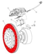 Alcon: (343mm) Rear Race Disc Only: Evo IV - X