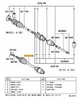 Driveshaft, front RH