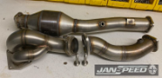 Janspeed: Modular Elbow and Front Pipe /  Sport Cat Combo: Fits all RHD Evo X