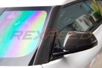 Rexspeed: Carbon Exterior A Pillar Cover: Toyota: Supra 2020