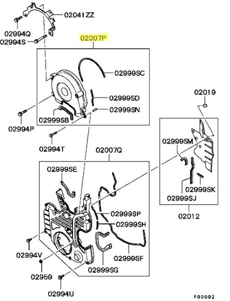 Cover timing belt