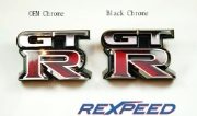 Rexspeed:  Black Chrome Logo: Nissan: GTR R35