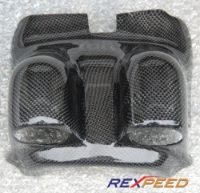 Rexpeed Steering Wheel Carbon Gauge Pod - Evo 7-9