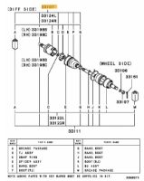 Boot Kit Rear Driveshaft Inner Evo 4RS 5-6 ALL