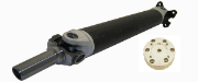 DriveShaft Shop: MITSUBISHI 1995-1999 Eclipse GSX / Talon TSi AWD 950HP Heavy-Duty Carbon Fiber Driveshaft with (25 Spline Yoke for Shep Trans Case Upgrade)