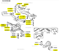 Rear Diff Bolt Kit :  EVO 7-9 RS / GT - RS/CH/79RS-DBK