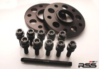 RSS: (18mm) Hubcentric Black Spacer/Black Wheel Bolts
