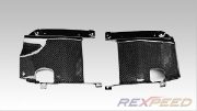 Rexpeed Carbon Fibre Intercooler Side Panels - Evo X
