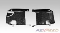 Rexpeed Carbon Fibre Intercooler Side Panels - Evo X